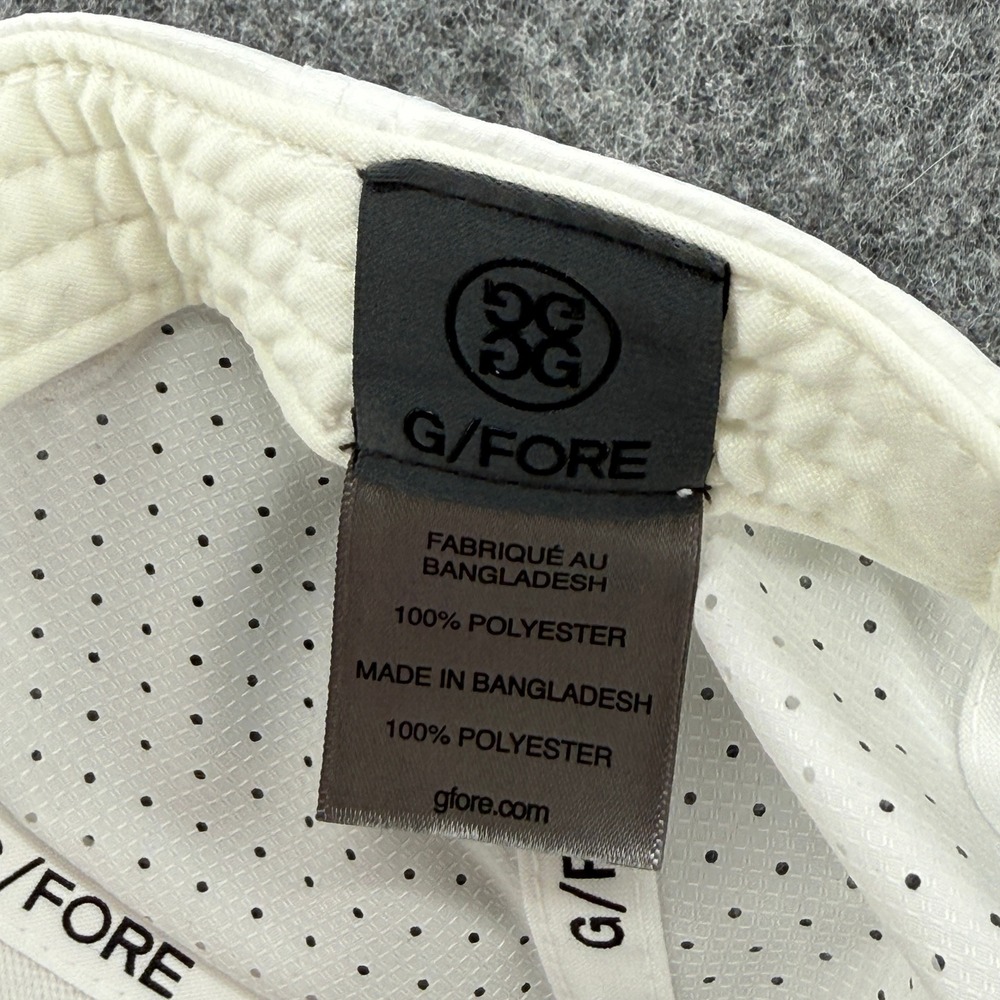 G/FORE LPGA Golf Hat Womens OS White Pink Snapback Perforated GMH000002 - Picture 7 of 10